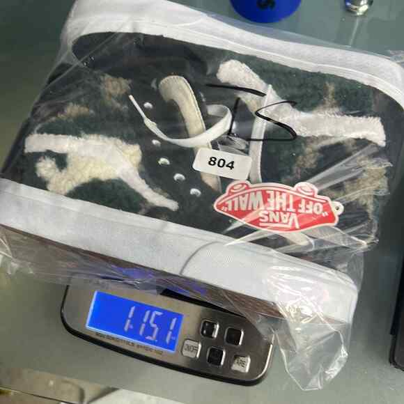 NWOB UNISEX VANS SK8-HI SHERPA FUR CAMO MULTI COLOR SNEAKERS MEN’S SZ 6.5 WM 8 - Picture 10 of 10